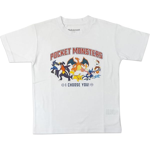 Amazon | [ポケットモンスター] Tシャツ ポケモン ピカチュウ